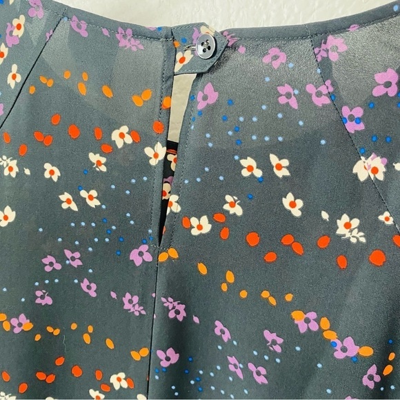 CAbi Muse Floral Flutter Sleeve Dress Size XL - Picture 8 of 11